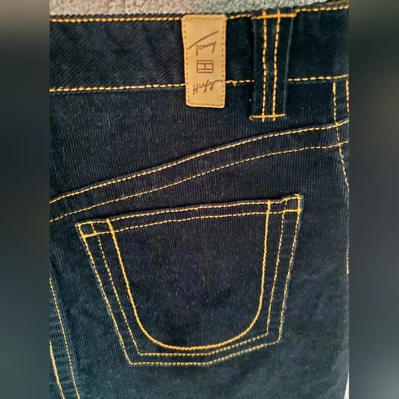 Black Corduroy Mini Skirt - Picture 2 of 6